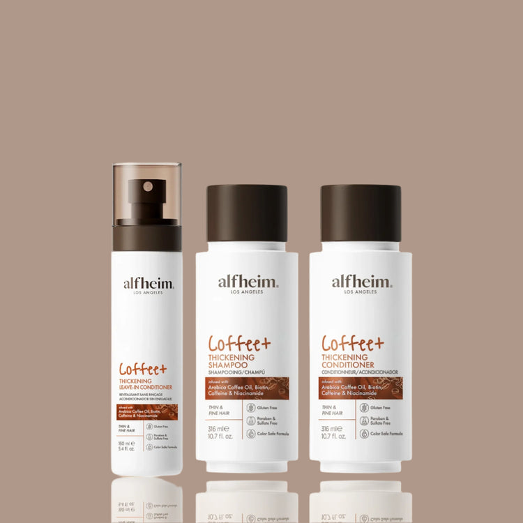 Coffee+ Thickening Shampoo Conditioner Leave-In Spray Set