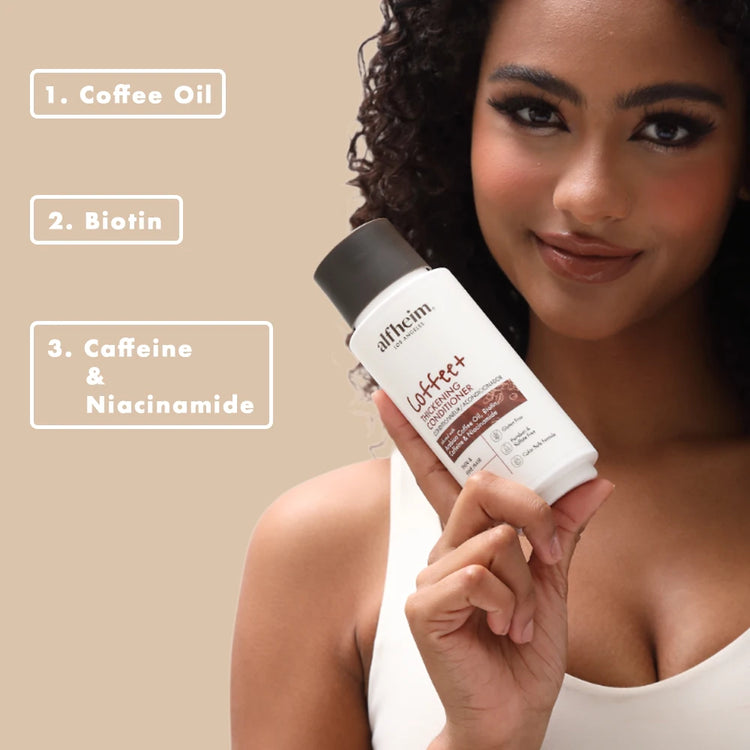 Coffee+ Thickening Shampoo Conditioner Leave-In Spray Set