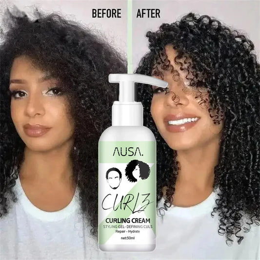 Natural Curl Hair Cream | Moisturizing & Anti-Frizz Styling