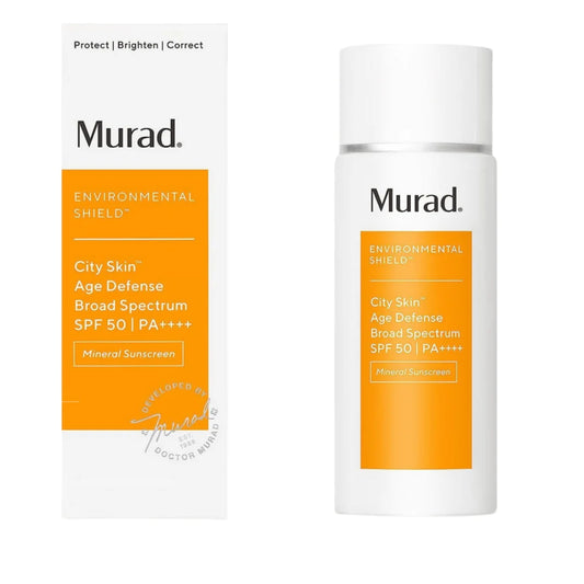 Murad City Skin Age Defense SPF 50 | 100% Mineral Sunscreen & Blue Light Protection