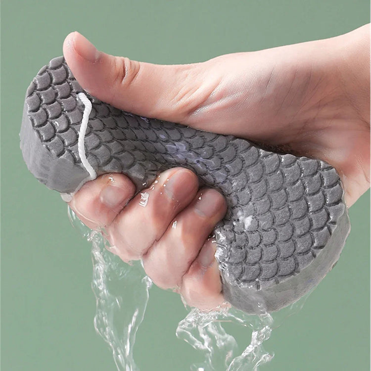 3D Exfoliating Bath Sponge | Gentle Cleansing & Skin Peeling